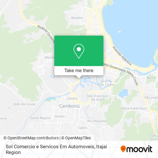 Sol Comercio e Servicos Em Automoveis map