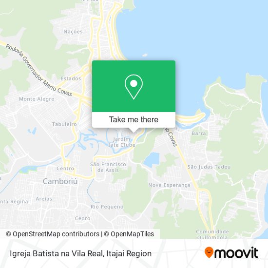 Igreja Batista na Vila Real map
