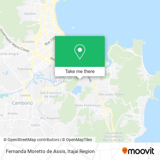 Fernanda Moretto de Assis map