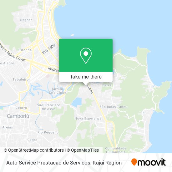 Mapa Auto Service Prestacao de Servicos