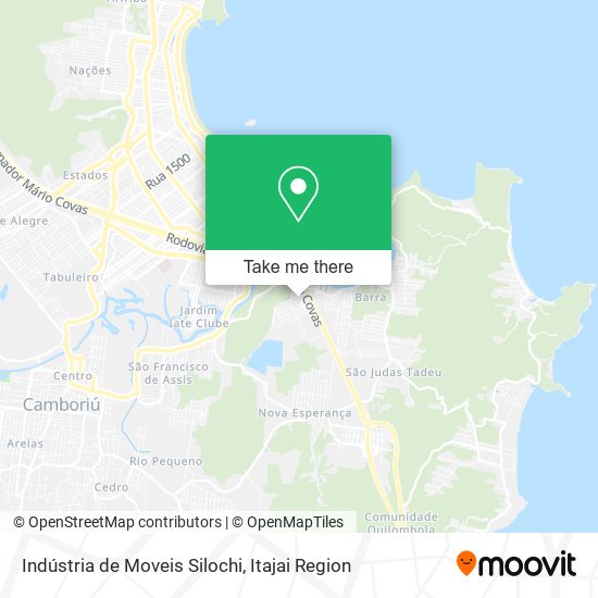 Mapa Indústria de Moveis Silochi