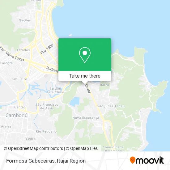 Formosa Cabeceiras map