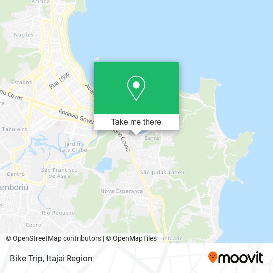 Bike Trip map