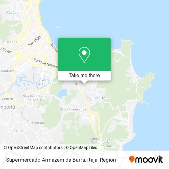 Supermercado Armazem da Barra map