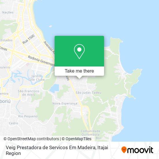 Mapa Veig Prestadora de Servicos Em Madeira