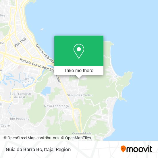 Guia da Barra Bc map