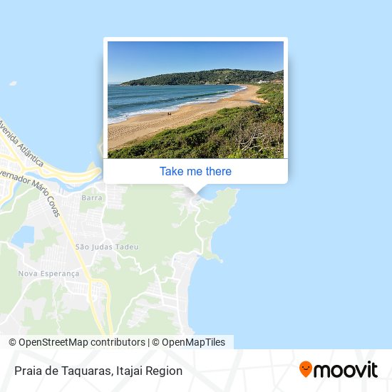 Praia de Taquaras map