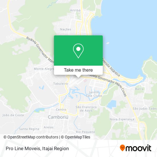 Pro Line Moveis map