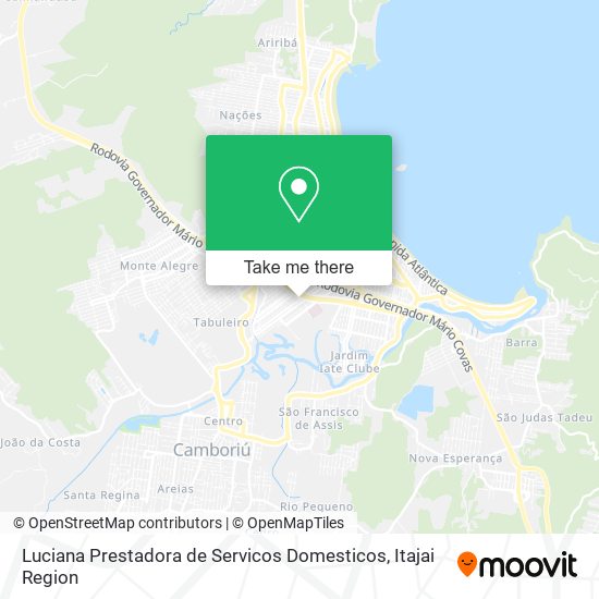 Luciana Prestadora de Servicos Domesticos map