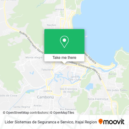 Mapa Lider Sistemas de Seguranca e Servico