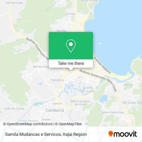 Samila Mudancas e Servicos map