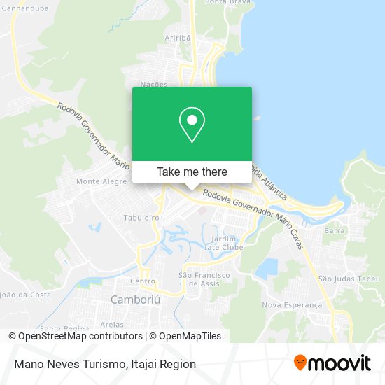 Mano Neves Turismo map