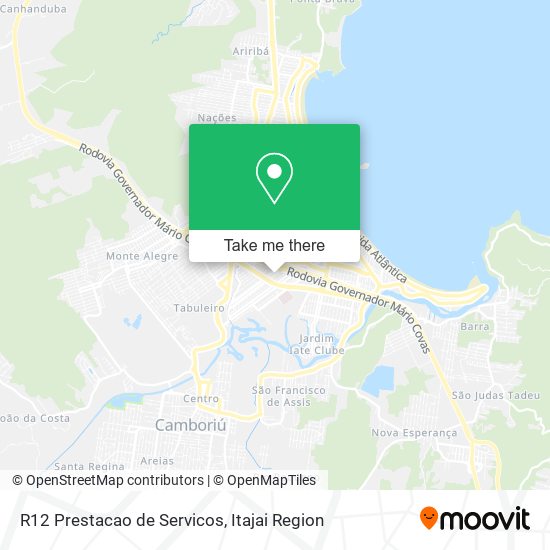 R12 Prestacao de Servicos map