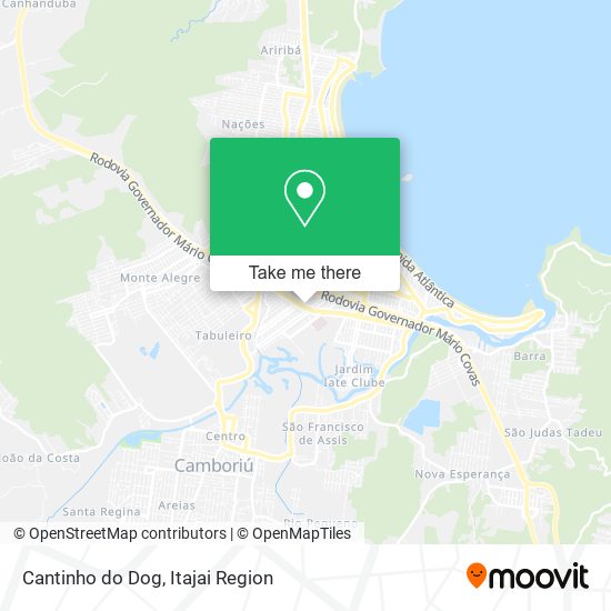Mapa Cantinho do Dog