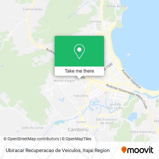 Ubiracar Recuperacao de Veiculos map