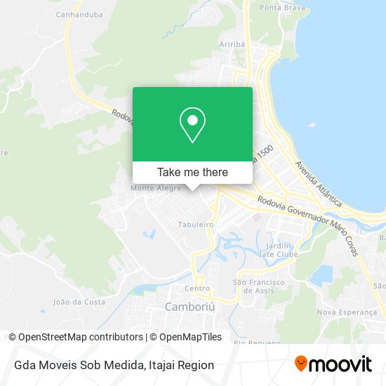 Gda Moveis Sob Medida map