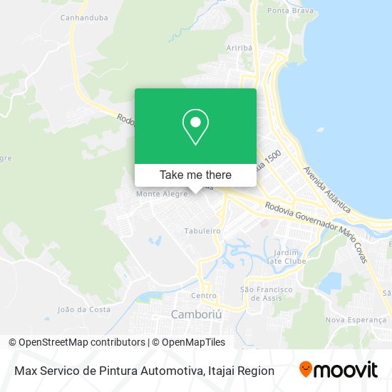 Mapa Max Servico de Pintura Automotiva