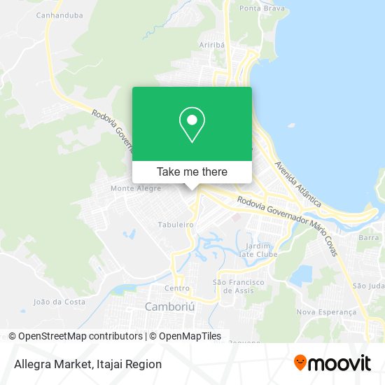 Mapa Allegra Market