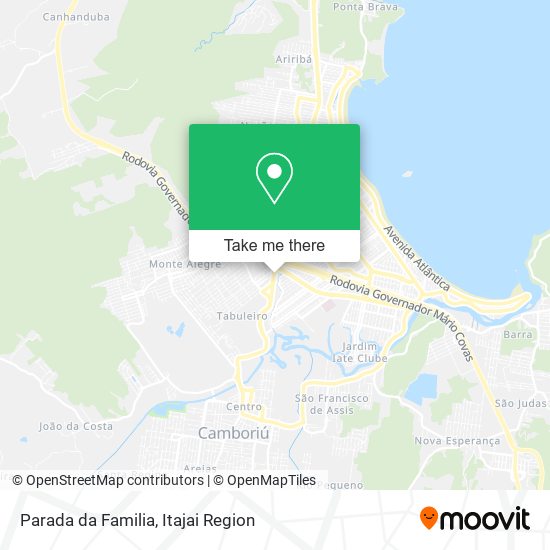 Mapa Parada da Familia