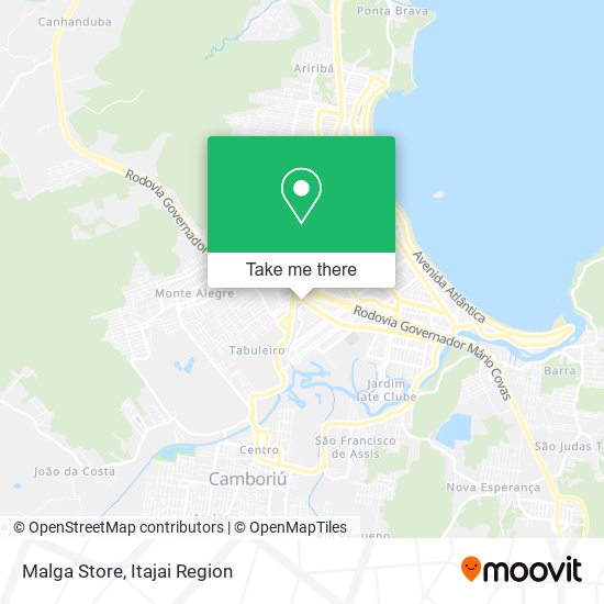 Malga Store map