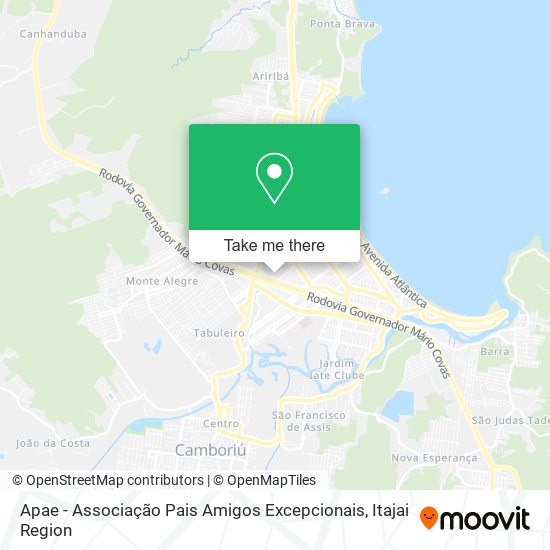 Mapa Apae - Associação Pais Amigos Excepcionais