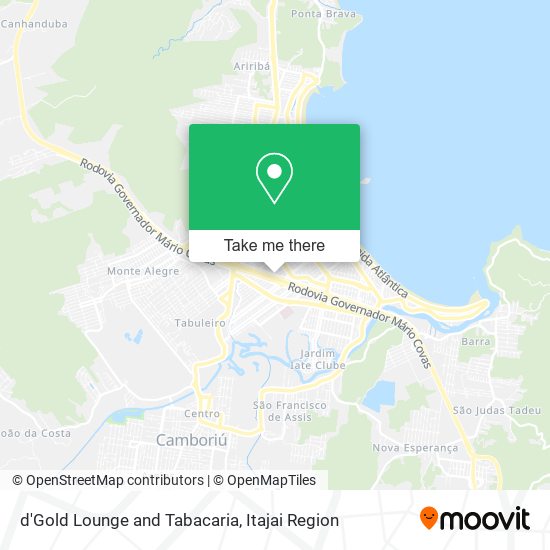 Mapa d'Gold Lounge and Tabacaria