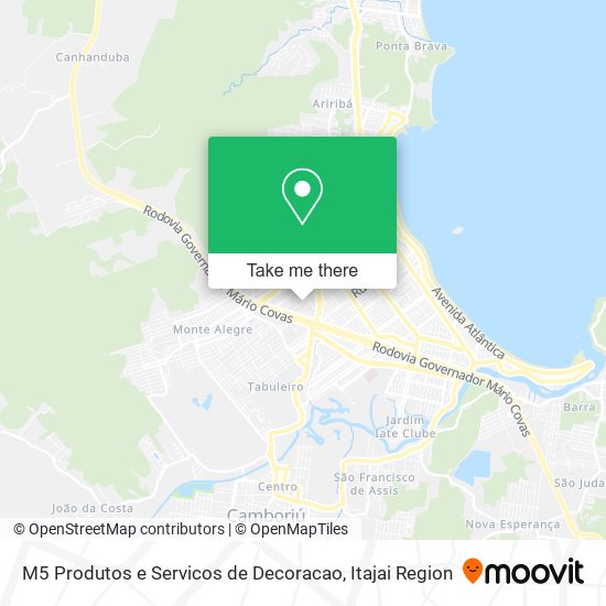 Mapa M5 Produtos e Servicos de Decoracao