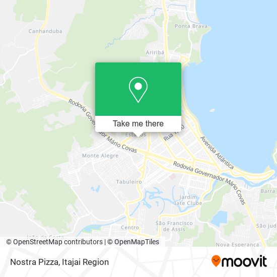 Nostra Pizza map