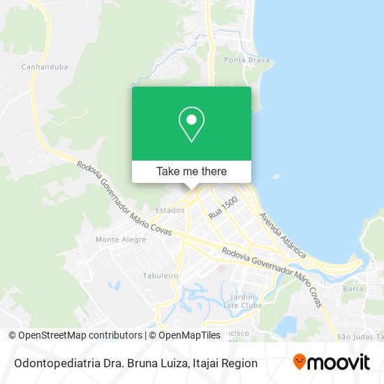 Odontopediatria Dra. Bruna Luiza map