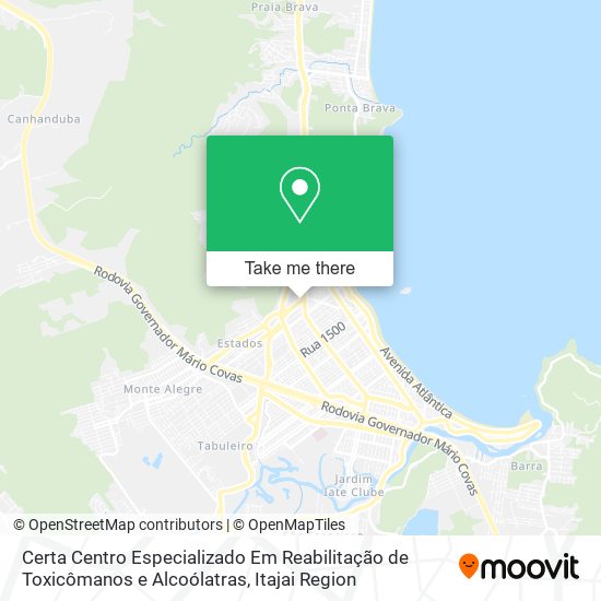 Certa Centro Especializado Em Reabilitação de Toxicômanos e Alcoólatras map