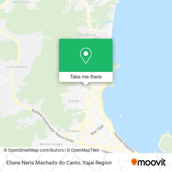 Mapa Eliane Neris Machado do Canto