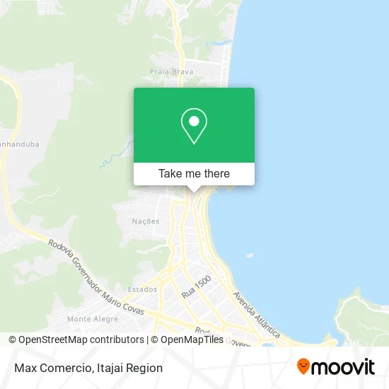 Max Comercio map