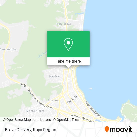 Brave Delivery map