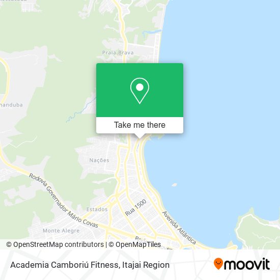 Mapa Academia Camboriú Fitness