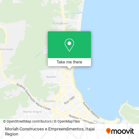 Mapa Moriah Construcoes e Empreendimentos