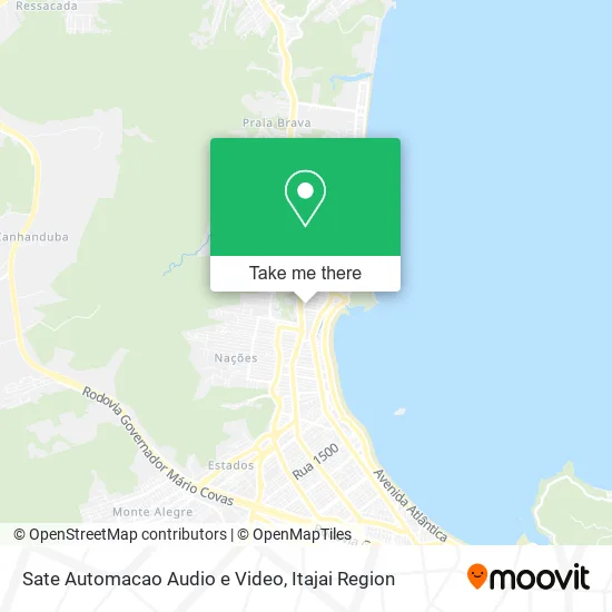 Sate Automacao Audio e Video map