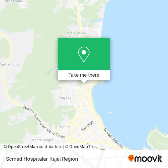 Scmed Hospitalar map