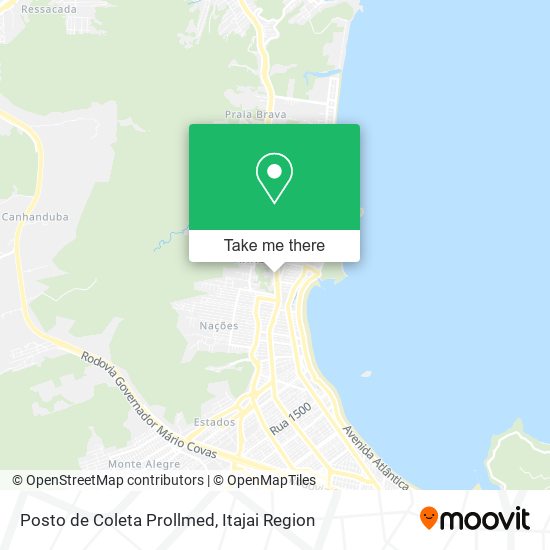 Posto de Coleta Prollmed map