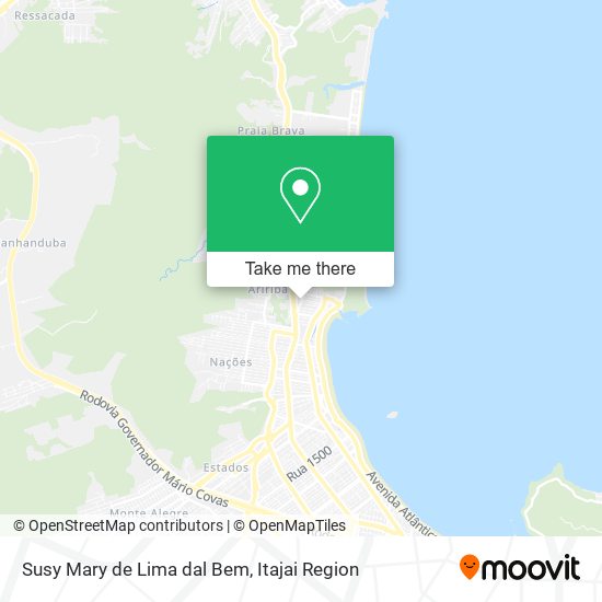 Mapa Susy Mary de Lima dal Bem