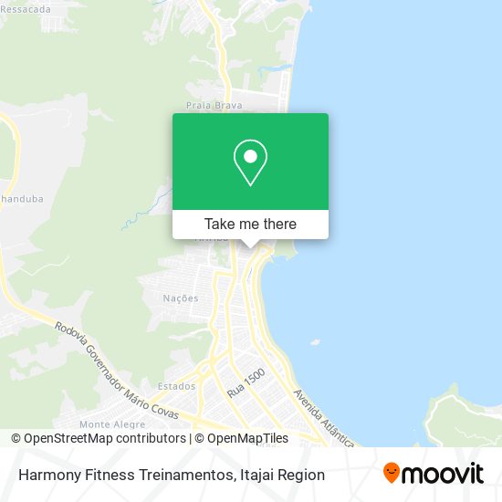Mapa Harmony Fitness Treinamentos