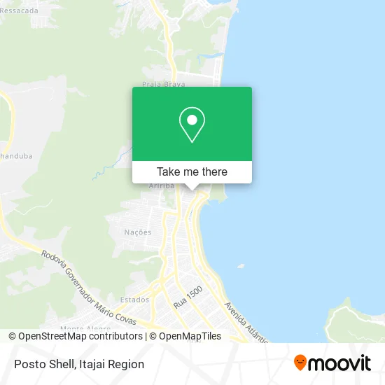 Posto Shell map