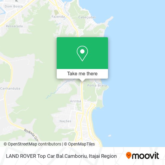 LAND ROVER Top Car Bal.Camboriu map