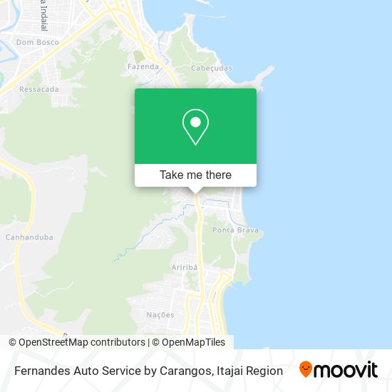 Mapa Fernandes Auto Service by Carangos