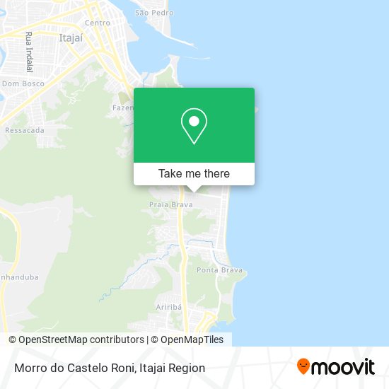 Morro do Castelo Roni map