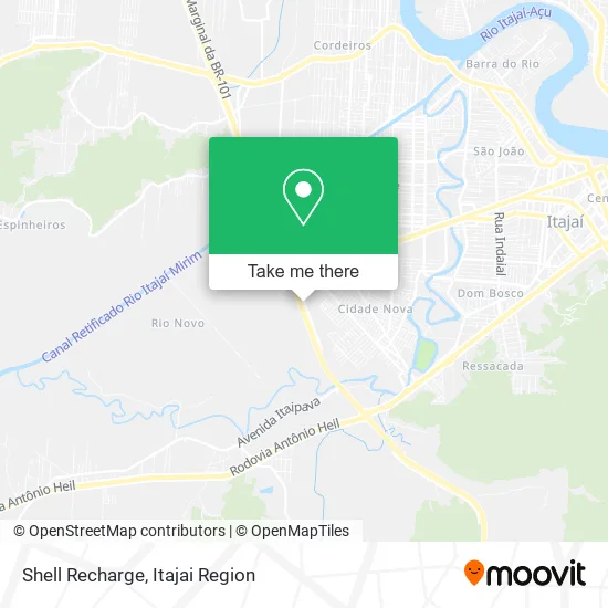 Shell Recharge map