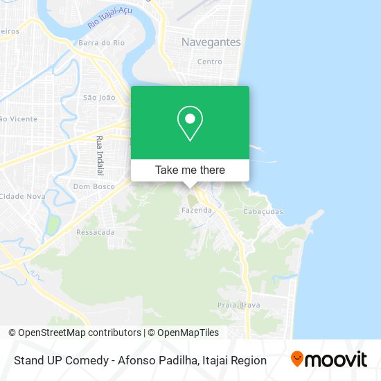 Stand UP Comedy - Afonso Padilha map