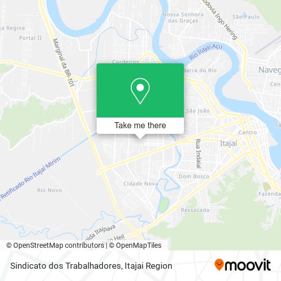 Sindicato dos Trabalhadores map