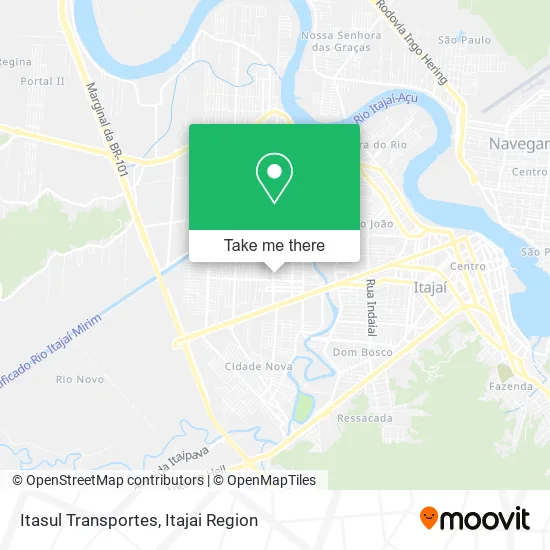 Itasul Transportes map