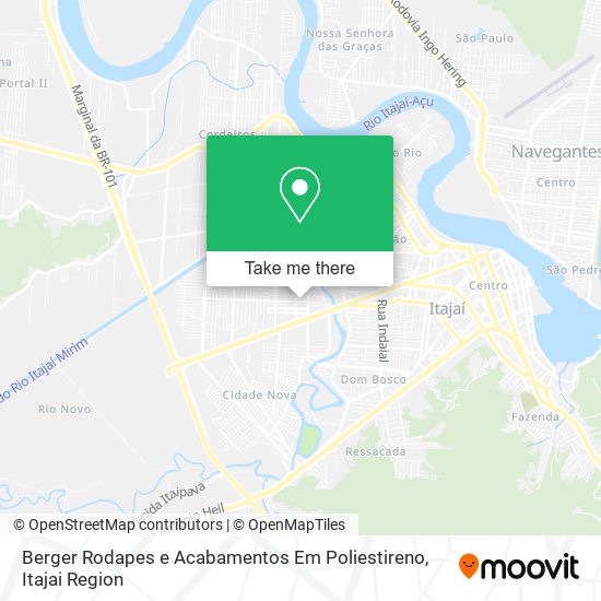 Mapa Berger Rodapes e Acabamentos Em Poliestireno