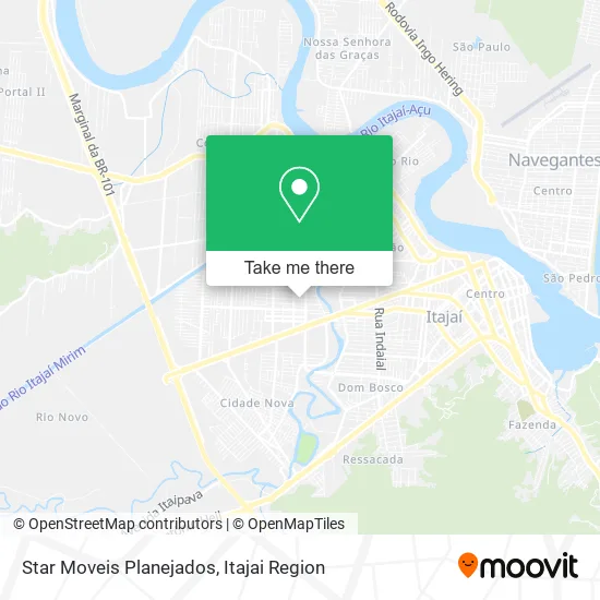Star Moveis Planejados map